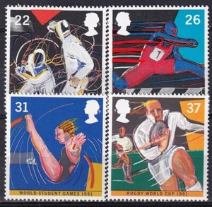 Great Britain 1991 Yvert #1547/50 Sports MNH-VF - Imagen 1 de 1