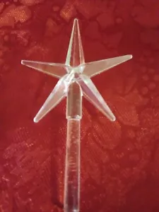 Estrella grande con puntas redondeadas para tapa de cerámica árbol de Navidad. Vástago de 3/16 - Imagen 1 de 5