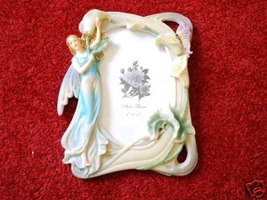 Resin Flower Fairy Photo Frame 4"x6" - Picture 1 of 1