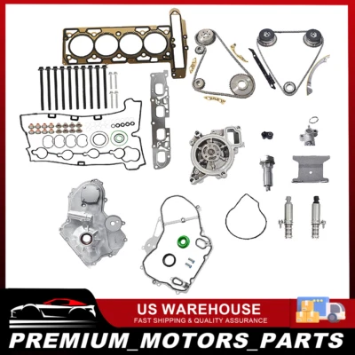 Engine Timing Chain +Oil Pump Overhaul Kit For GMC Chevrolet Malibu Buick 2.4L Foto 1 de 4