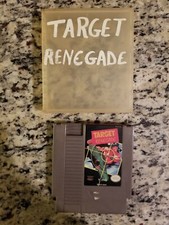 Target Renegade (Nintendo NES, 1987) TESTED NO MANUAL FREE SHIPPING CLEAR CASE