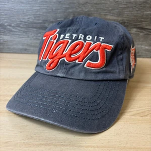 Detroit Tigers Hat Cap Snap Back Blue MLB Baseball Vintage Fade '47 - Picture 1 of 10