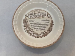 Deep Dish Pizza Dish - Royal China by Jeannette - Pizza Di Casa - Picture 1 of 8