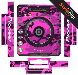 Pioneer CDJ-1000 MK3 | Rosa Mimetica | Decalcomania Protettiva | Pelli StyleFlip - Foto 1 di 1