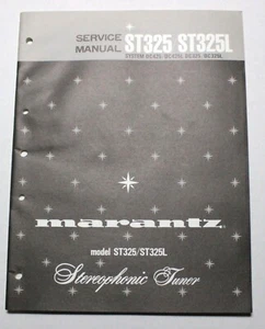 MARANTZ ST325/ST325L SERVICE MANUAL ORIGINAL PAPER - Picture 1 of 2