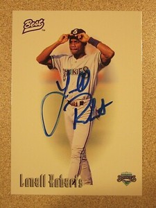 1996 BEST LONELL ROBERTS AUTOGRAPHED CARD AUTOGRAPH AUTO SIGNED KNOXVILLE SMOKIE