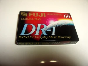 Fuji Audiocassette 60 DR-I Normal Bias Perf for Everyday Music Recordings Sealed - Picture 1 of 3