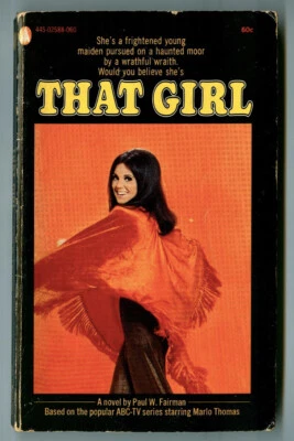 THAT GIRL by Paul W. Fairman! MARLO THOMAS Cover! Rare Vintage 1971 TV Paperback - Image 1 of 2