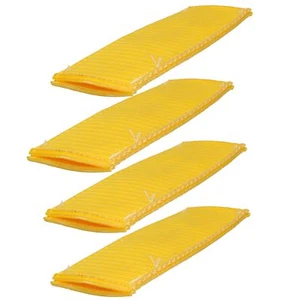 Pack of 4 Heavy Duty Ratchet Strap Wear Sleeves HGV Lashing Edge Protectors - Picture 1 of 4