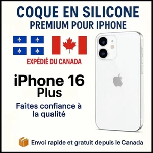 Coque arrière pour Apple Iphone 16 Plus en silicone transparent TPU Neuf - Photo 1 sur 5