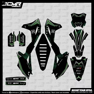 Kit Grafiche adesivi in crystal per KAWASAKI KXF 250 450 2017 2018 2019 2020 - Bild 1 von 1
