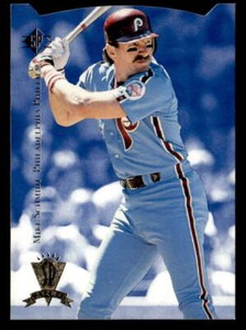 Mike Schmidt 1995 SP Die Cut  Card #4 Philadelphia Phillies