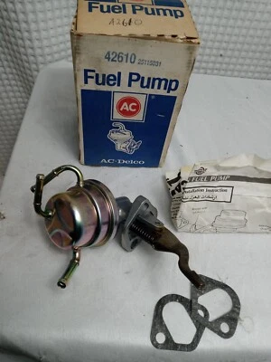Bomba de combustible mecánica ACDelco 42610 - Nuevo stock antiguo Foto 1 de 4