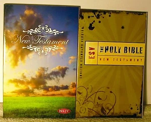 2 Pac Holy Bible NT ESV & New Testament NKJV New FREE SHIPPING !!! - Bild 1 von 2