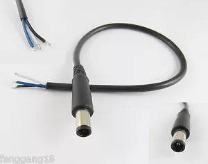 DC Cord Tip 7.4 x 5.0mm Male Plug Connector Cable Laptops Replacement 30cm/1feet - Picture 1 of 4