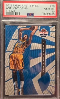 2012-13 Panini Past & Present - Treads Anthony Davis #23 (RC) PSA 10 - Image 1 of 2