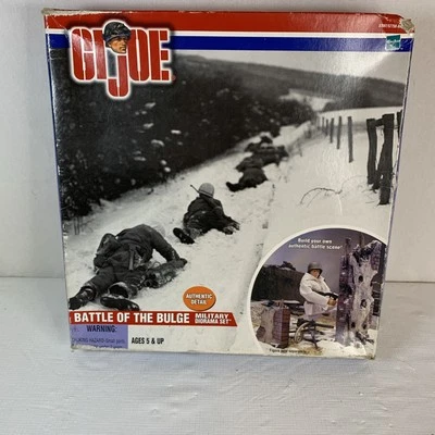 Juego de diorama militar vintage Gi Joe Battle of the Bulge #57697 caja Foto 1 de 4