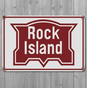 Rock Island Railroad 8 x 12 Novelty Metal Sign New Shrink-wrapped - Picture 1 of 2