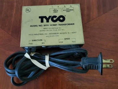 Tyco Model No, 899V Hobby Transformer Input 120 Volts 60 A.C. Tested/Works - Image 1 of 4