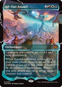 All-Out Assault (Showcase) [Tarkir: Dragonstorm] Foil Near Mint - Bild 1 von 1