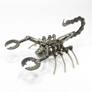 Skorpion Upcycling Metall Kunst Steampunk recycelt geschweißter Stahlschrott 7,5 Zoll - Bild 1 von 19