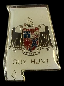 Alabama State Pin Governor Guy Hunt Lapel Pin Enamel - Picture 1 of 2