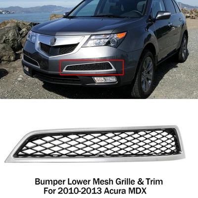 Parachoques de malla inferior para Acura MDX 2010-2013 rejilla y moldura conductor izquierdo 71104STXA00 Foto 1 de 4
