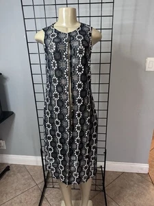 $88 NWT BCBG Generation Swim Cover-up Dress XXS Navy Dress - Picture 1 of 8