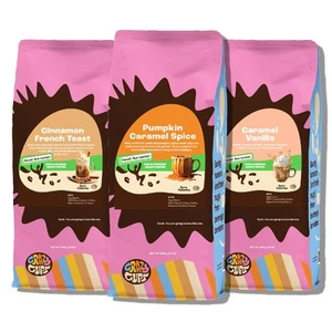 Crazy Cups Decaf Flavored Ground Coffee Variety Pack Includes Cinnamon French... - Picture 1 of 6