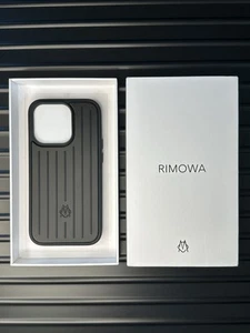 RIMOWA iPhone 14 PRO Handyhülle/Case (Black/Aluminum) BRAND NEW 🆕 - Zdjęcie 1 z 3
