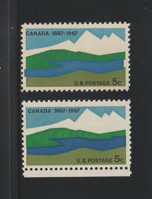 US EFO ERROR Stamps: #1324 Canada Centenary: Color Shift! MNH - Image 1 of 2