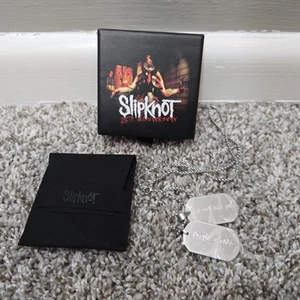 Slipknot 2024 VIP: Dog Tag Necklace In Box 25th Anniversary - Picture 1 of 7