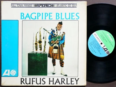 RUFUS HARLEY Bagpipe Blues LP ATLANTIC SD 3001 US 1965 JAZZ - Image 1 of 2