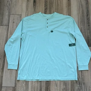 L.L.Bean mintgrünes Henley-Hemd Traditional Fit nicht schrumpfbar XXL/2XL Tall NEU - Bild 1 von 6