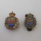 RARE FOOTBALL SOCCER KINGDOM OF YUGOSLAVIA FEDERATION 2 PIN BADGE