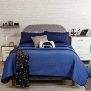 ULTRAMAR SPECIAL FABRIC REVERSIBLE ULTRASLIM COMFORTER SET 1 PCS TWIN SIZE - Picture 1 of 4