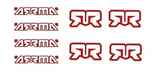 ARRMA  Mini  ( 8 Piece ) Logo  DIE-CUT  Decal  Kraton  Mojave  Typhon  Outcast - Picture 1 of 11