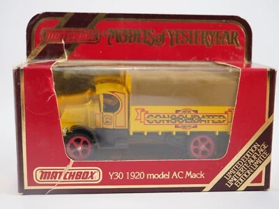 Matchbox Y30 1920 Modello AC Mack - Edizione Limitata - Scatola Originale - Immagine 1 di 4