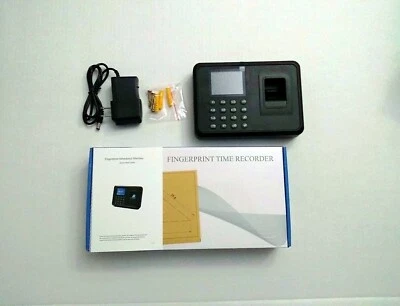 Employee Biometric Fingerprint Time Attendance Clock Check In Out Payroll Finger - Image 1 of 4