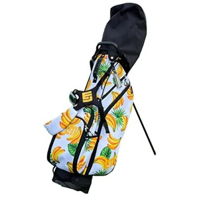 Bolsa de golfe Loudmouth LM-CB0021 bolsa caddy suporte ‎Bananas-Branco [modelo limitado] - Imagem 1 de 4