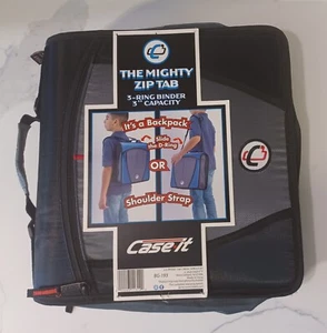 Case-it Universal 2-Inch 3-Ring Zipper Binder, Holds 13 Inch Laptop, BG-193 - Picture 1 of 9