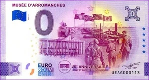 UEAG / MUSEE D'ARROMANCHES / BILLET 0 € / 0 € BANKNOTE / 0 € SCHEIN / 2024-4 - Picture 1 of 1