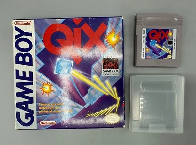 NINTENDO GAME BOY QIX COMPLETE BOX GAME OONLY NO MANUAL 1990 - Image 1 of 4