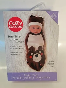 Cozy Cocoon Bear Baby Cocoon Swaddle Slipper Kokon & passende Mütze - Bild 1 von 12