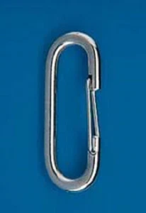 (2) Clips de bandera de resorte de acero inoxidable (2 3/8") gancho broches de presión asta de bandera VENDIDO EN PARES - Imagen 1 de 1