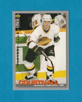 1995-96 Collector's Choice PLAYERS CLUB # 267 Russ Courtnall VANCOUVER CANUCKS - Image 1 of 2