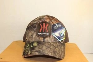Kijaro Mossy Oak Camo Strap Back Hat / Cap Mesh Back with Patch Trucker Hat - Picture 1 of 7