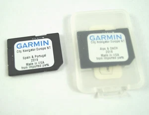LOT (2) Garmin City Navigator Europe NT Alps n Back Spain Portugal 2019 SD E123 - Picture 1 of 4