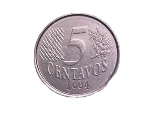 1994 Brazil 5 Centavos KM# 632 - Very Nice Circ Collector Coin! -c1999xux - Picture 1 of 2