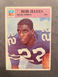 1966 Philadelphia Football #58 Bob Hayes Rookie Dallas Cowboys Vintage